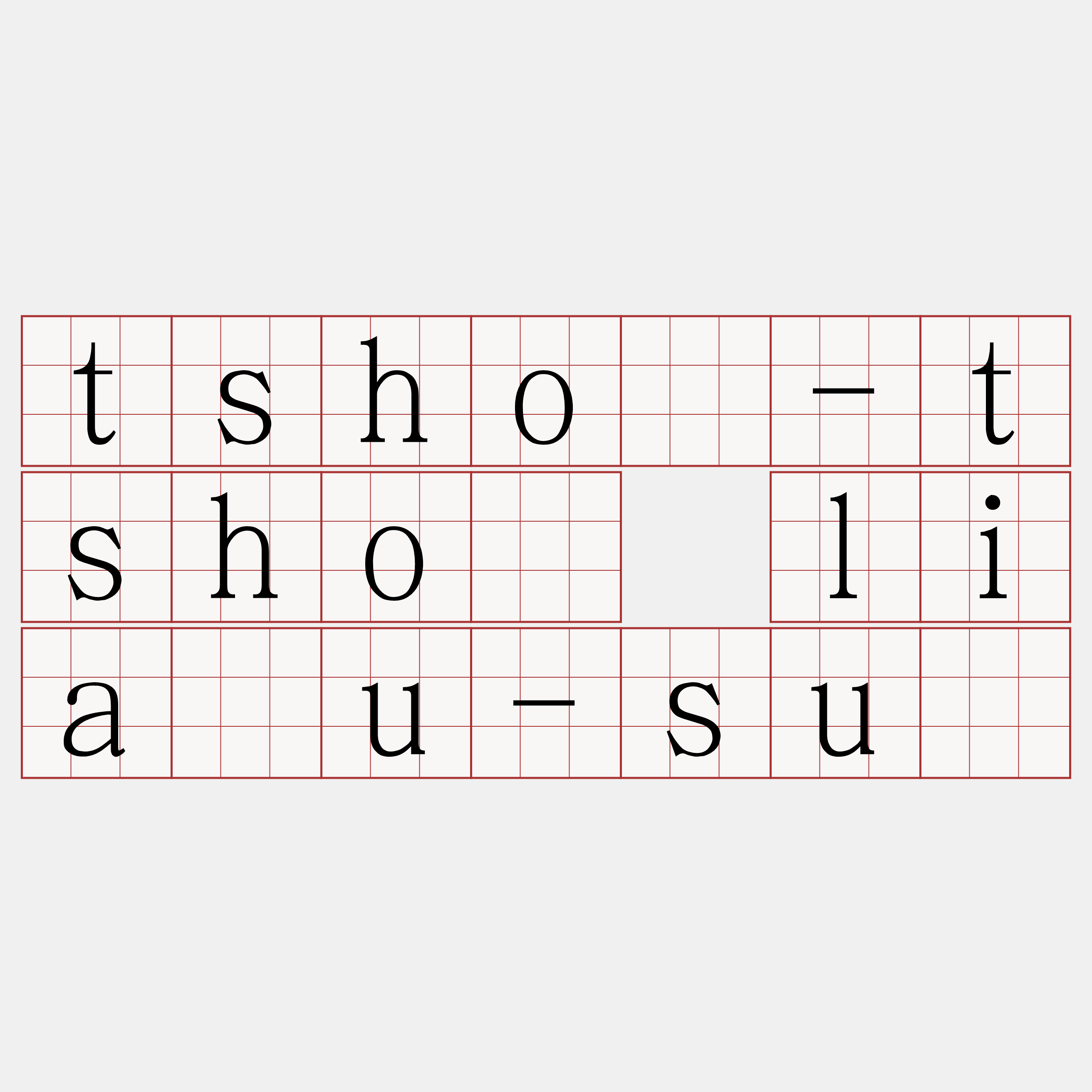 tshó-tshó liáu-sū